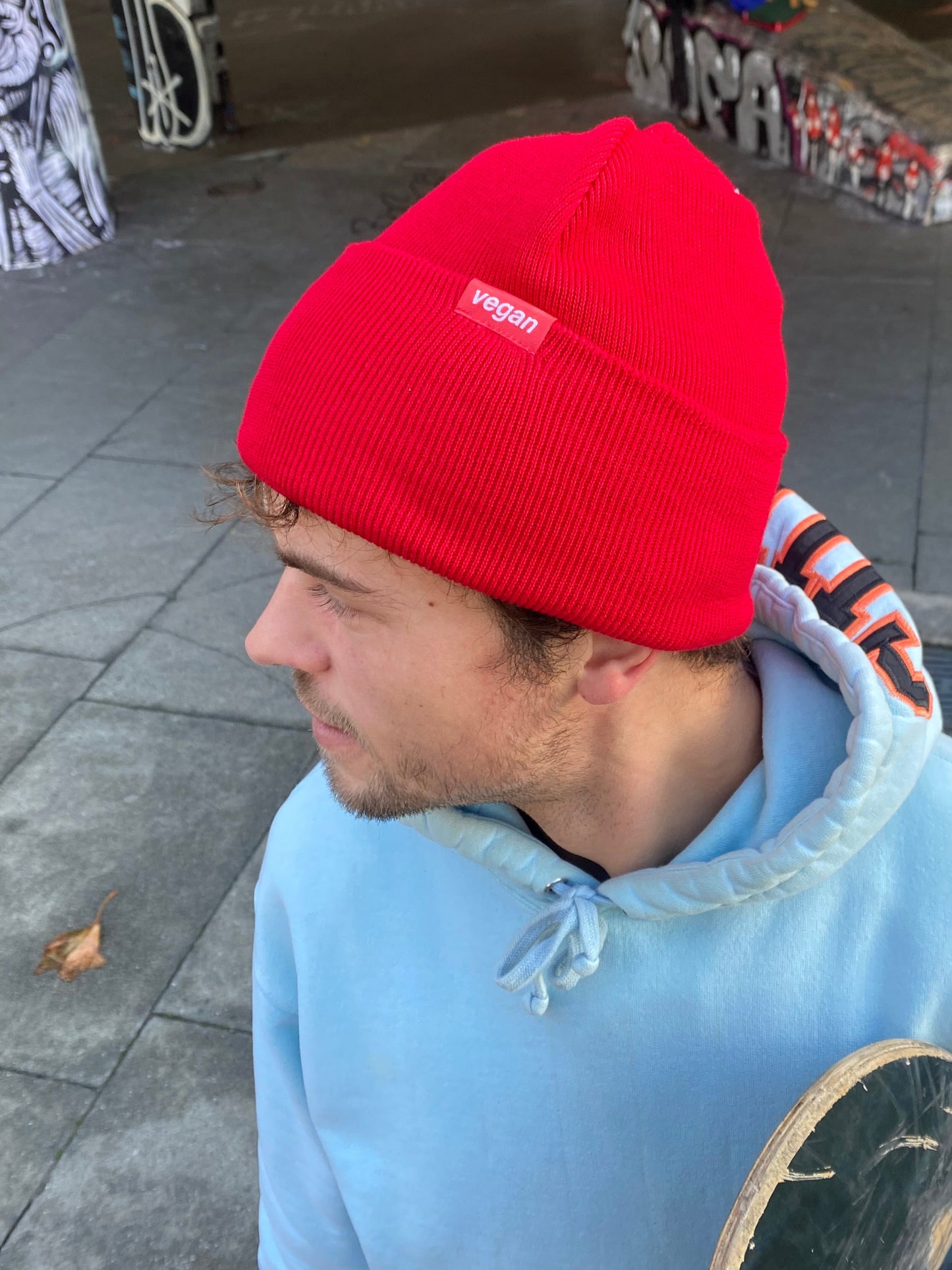 Organic cotton Beanie - Red