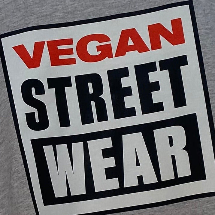 Vegan Street Wear on Grey Marle