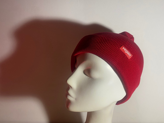 Organic cotton Beanie - Red