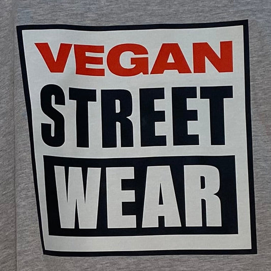 Vegan Streetwear on White T shirt